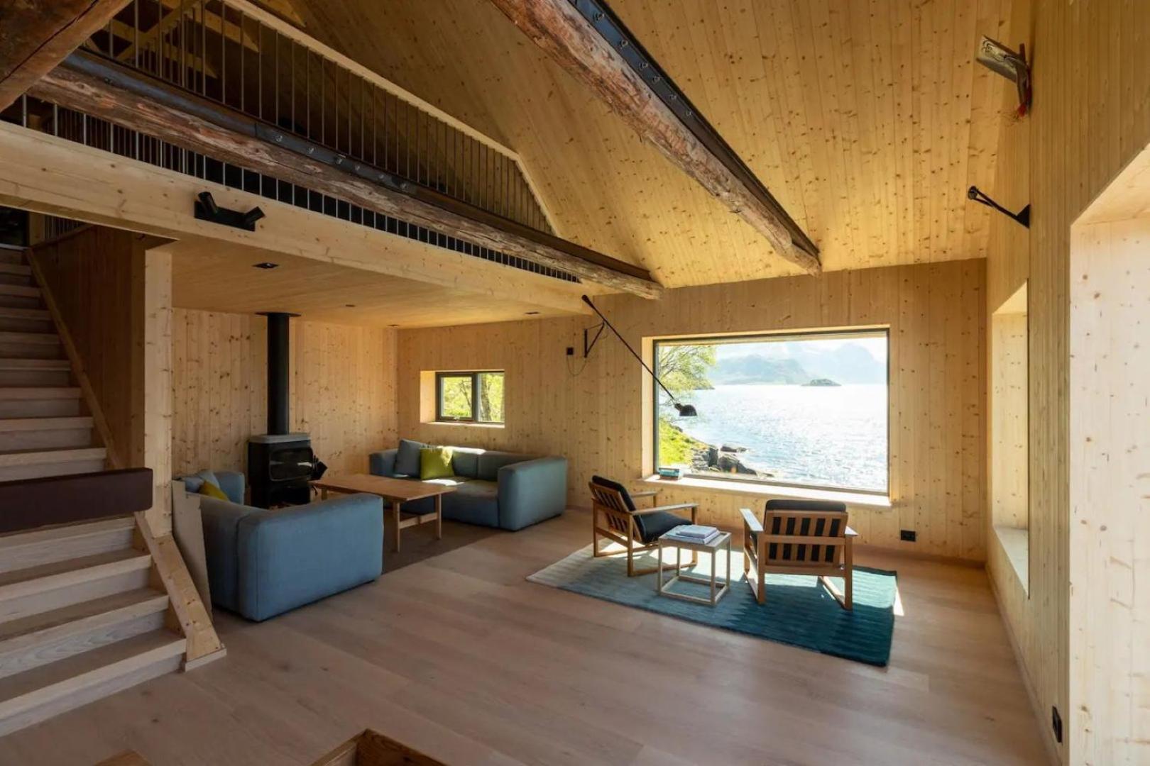 Minkfarmen, Spacious Seaside Cabin With Scenic View Ramberg Esterno foto